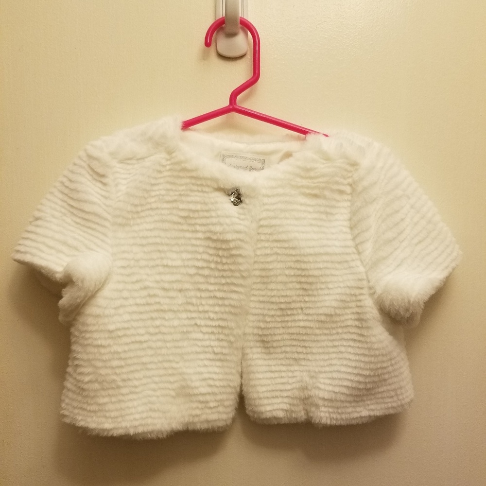 Faux Fur Cropped Coat